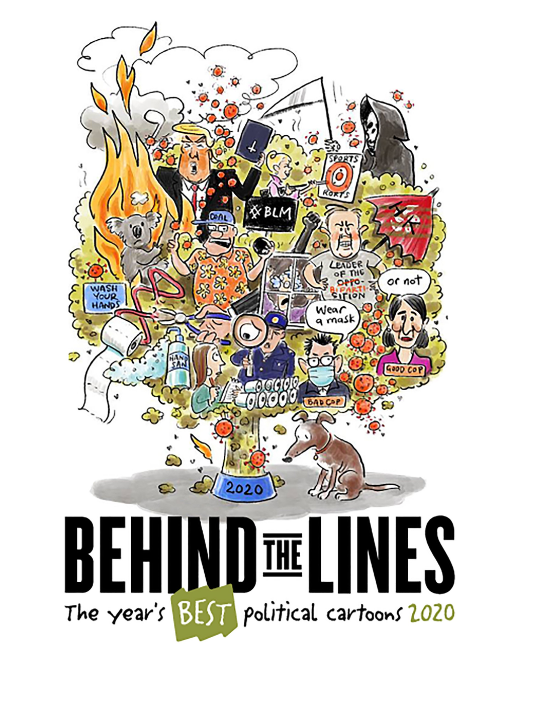 Behind the Lines: The Year in Political Cartoons 2020