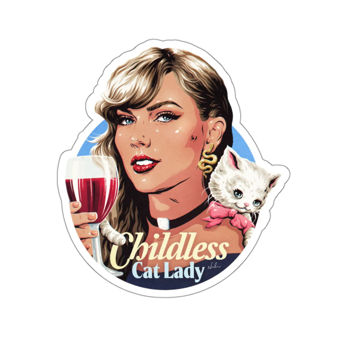 Childless Cat Lady Sticker