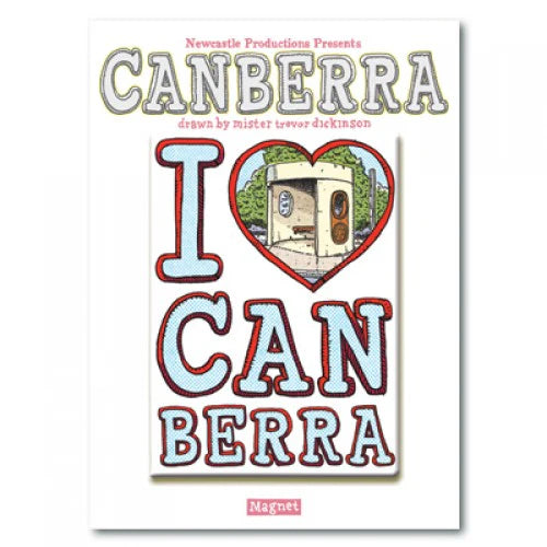I Heart Canberra Magnet