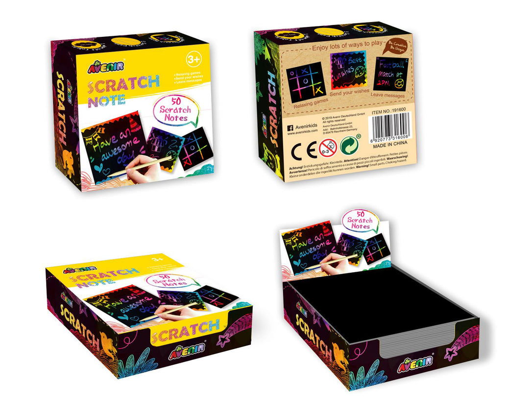 Avenir Scratch Note Book