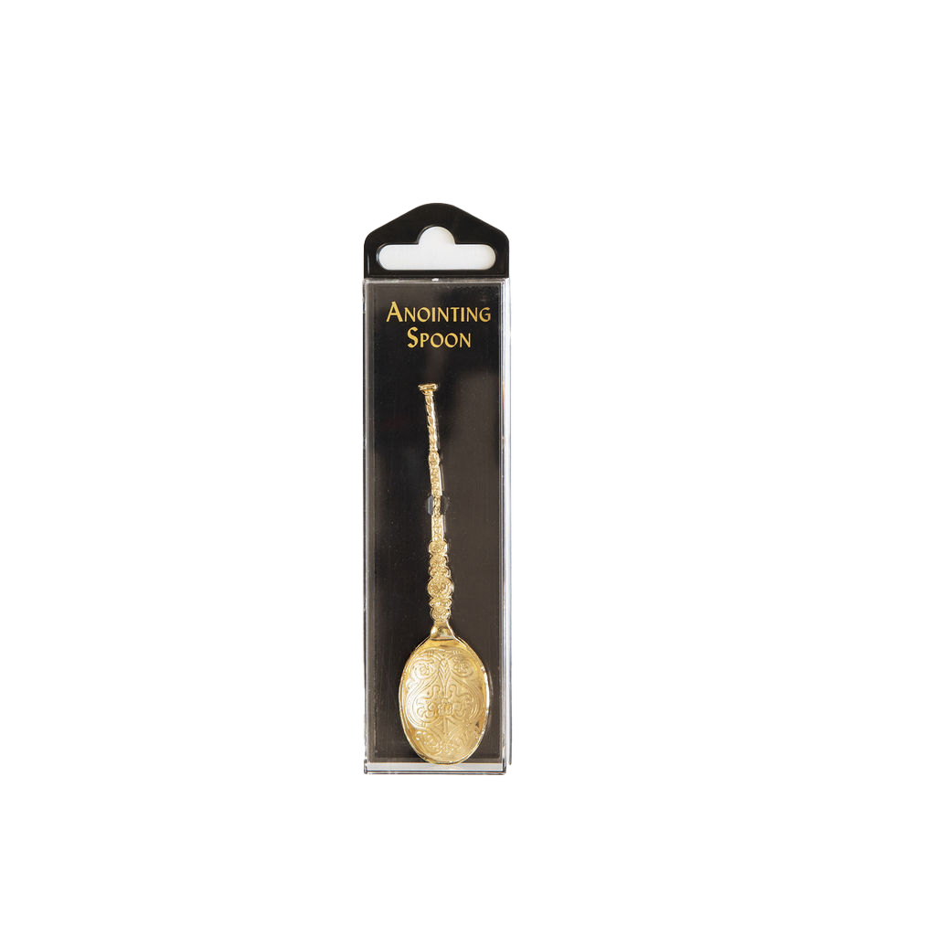 Gold Annointing Spoon Replica