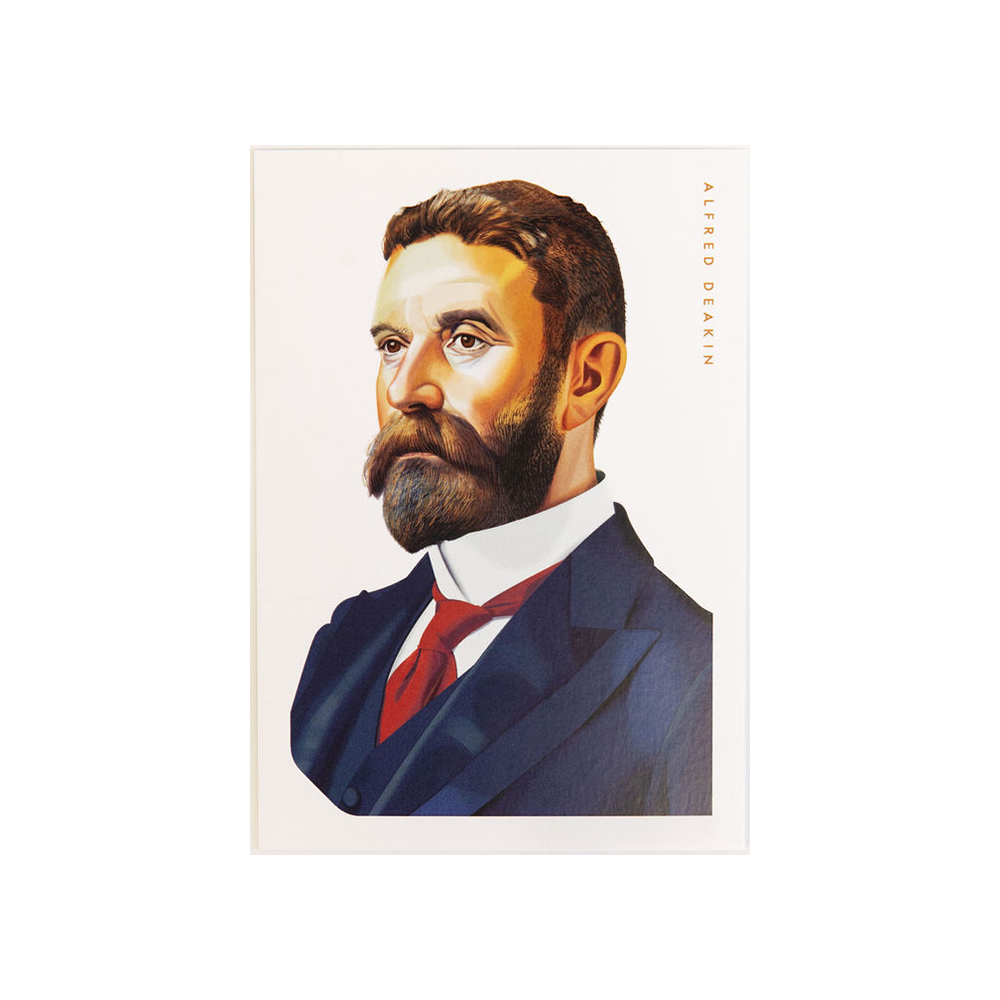 Alfred Deakin Postcard