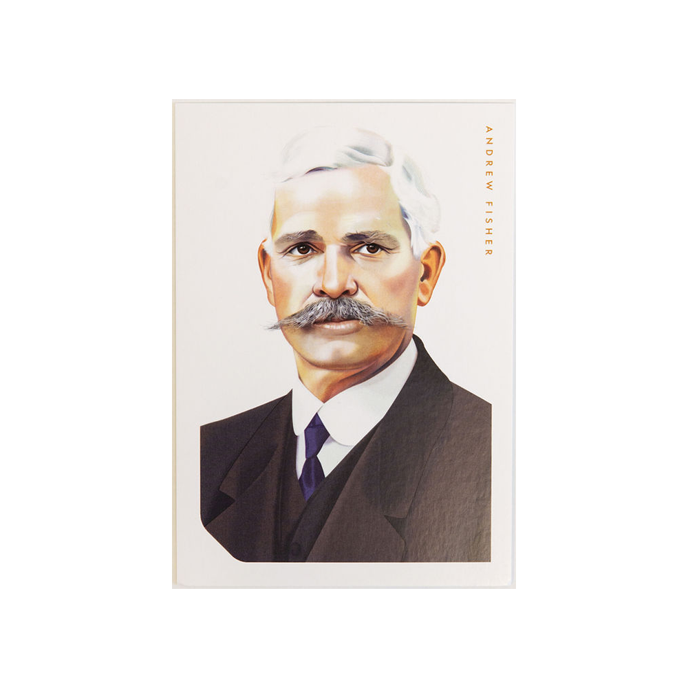 Andrew Fisher Postcard