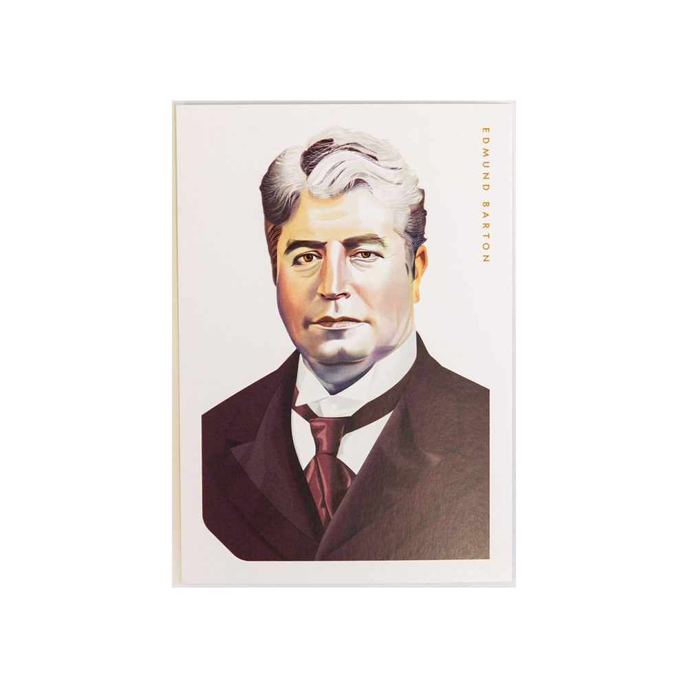 Edmund Barton Postcard