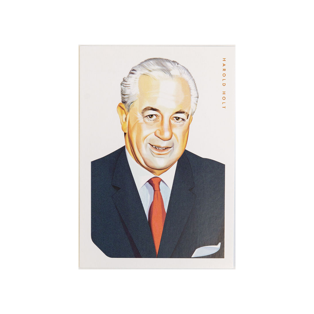 Harold Holt Postcard