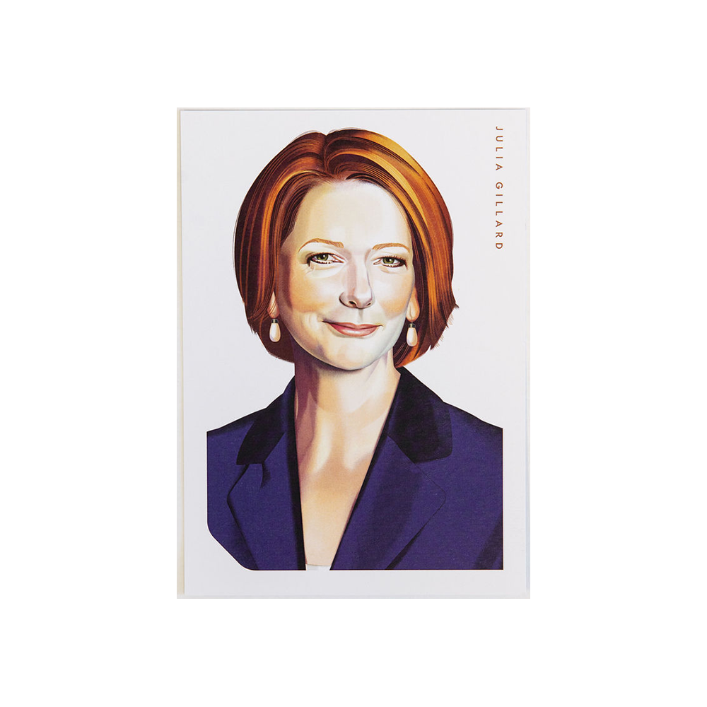 Julia Gillard Postcard