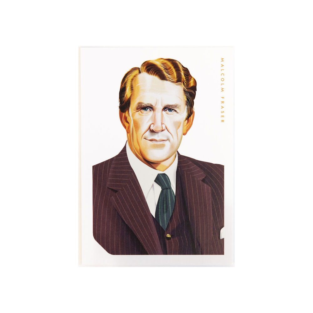 Malcolm Fraser Postcard