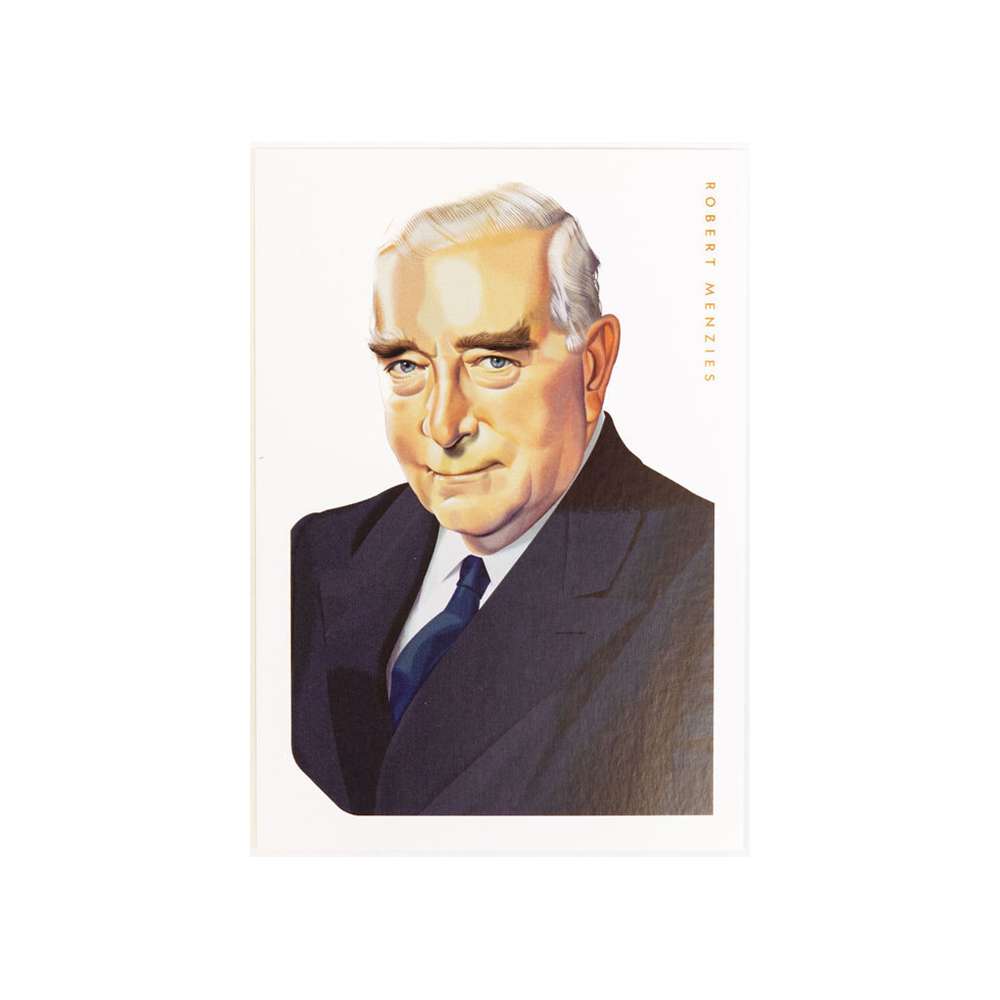 Robert Menzies Postcard