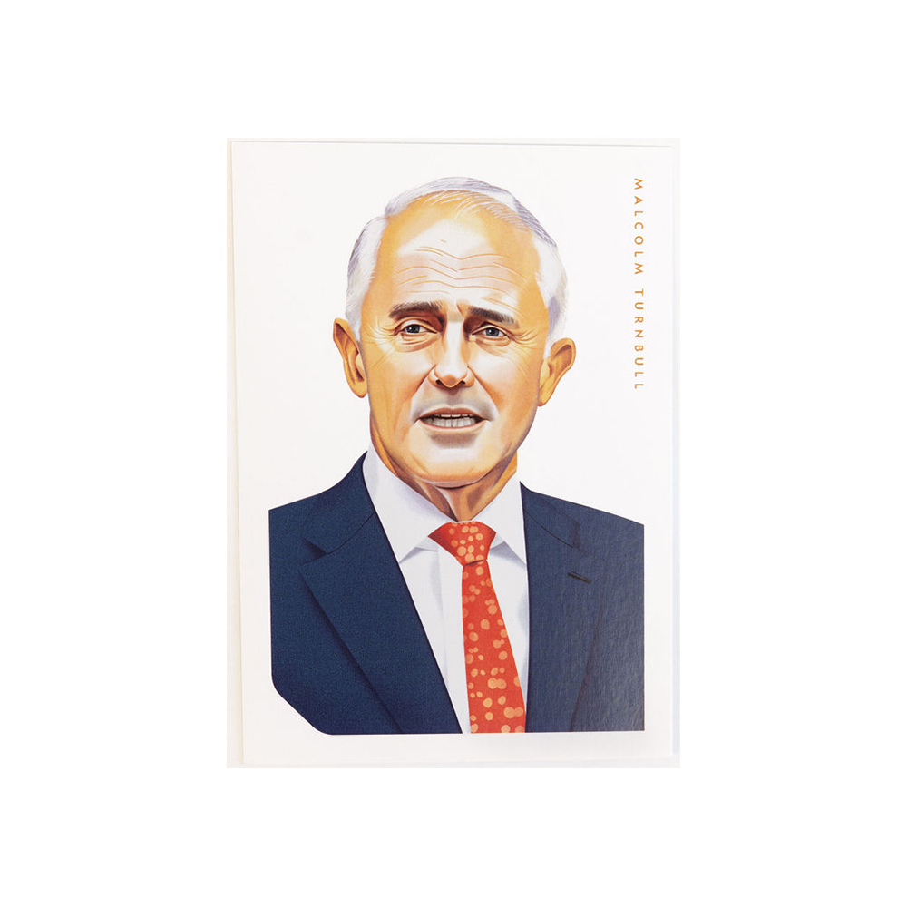Malcolm Turnbull Postcard