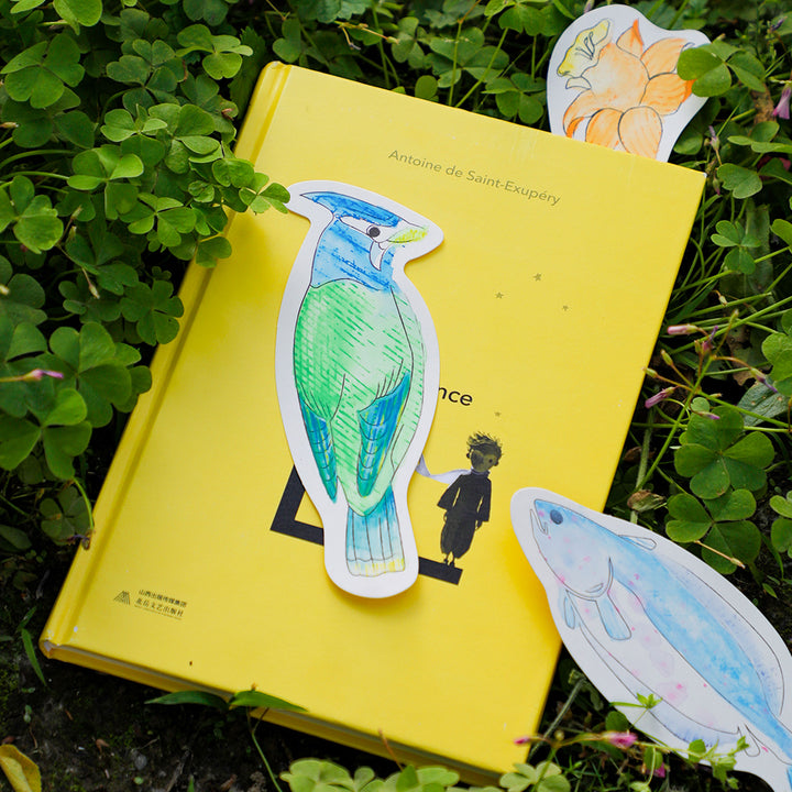 Avenir Bird Paint by Water Bookmarks