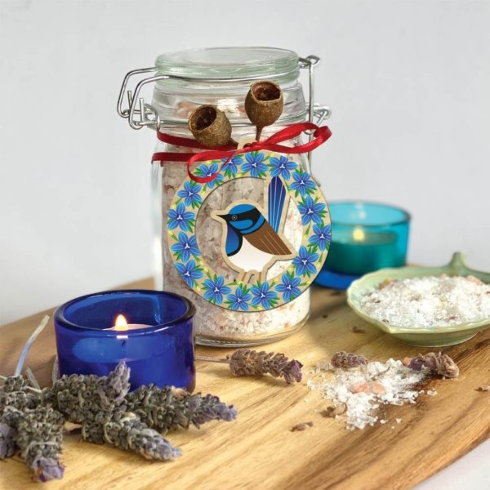 Blue Wren Bird Decoration