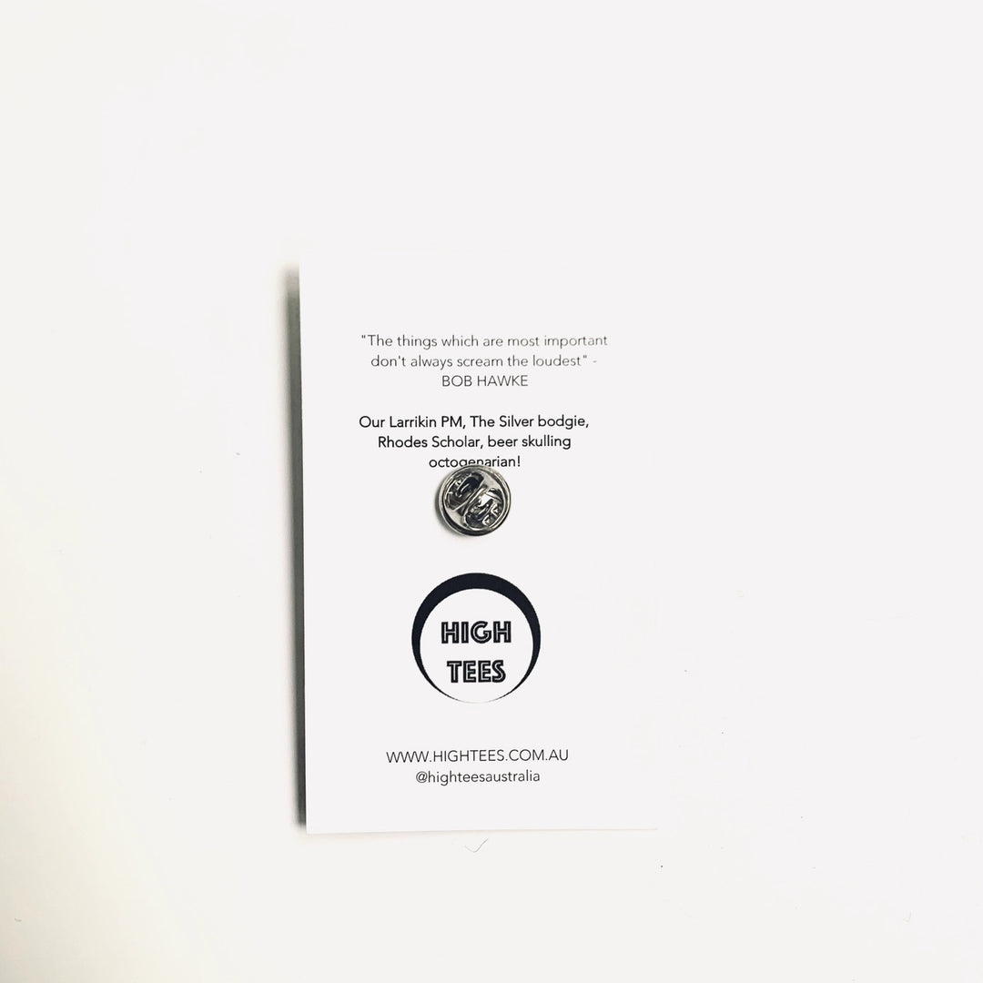 PM Bob Hawke Lapel Pin