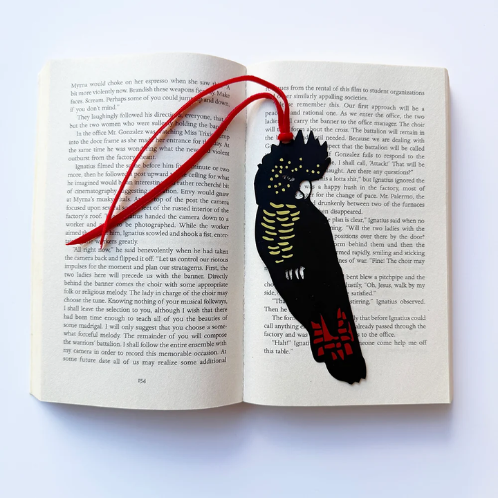 Red Tail Black Cockatoo Bookmark