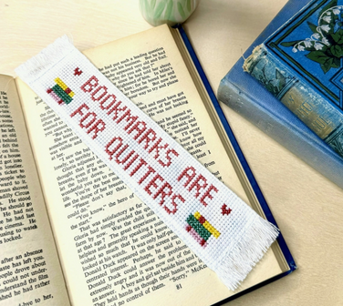 Page Tease Bookmark Cross Stitch Kit