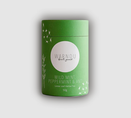 Warndu Wild Mint, Peppermint and Ant Loose Leaf Tea