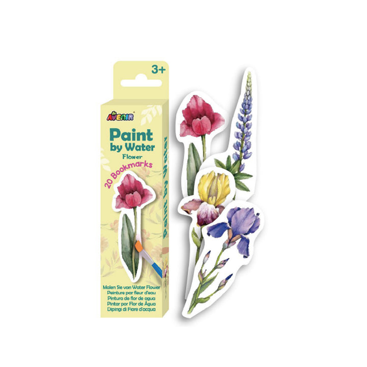 Avenir Flower Paint by Water Bookmarks