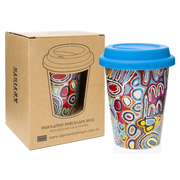 Judy Watson Insulated Porcelain Mug