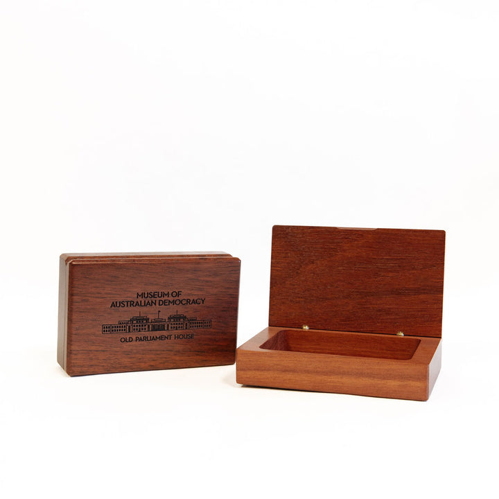 Jarrah Business Card Box