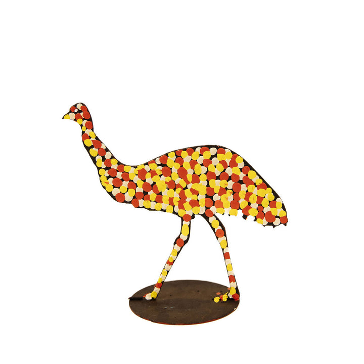 Metal Emu Red, White, Yellow