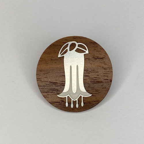 Native Fuchsia Brooch