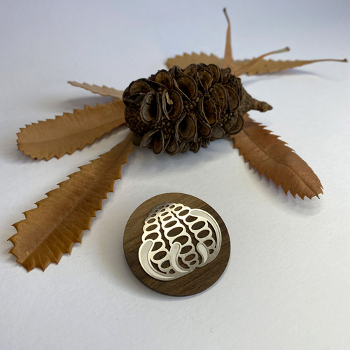 Banksia Brooch