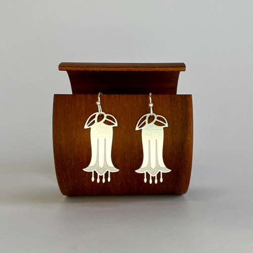Native Fuchsia Hook Earring