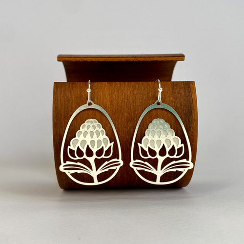 Waratah Hook Earrings