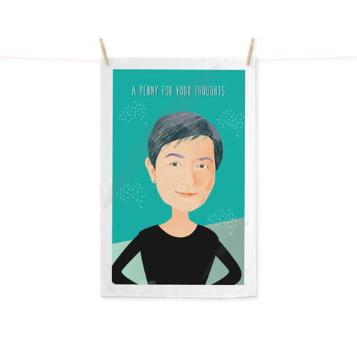 Penny for your Thoughts Tea Towel
