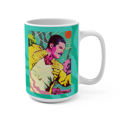 Freddie Mercury Coffee Mug Pink