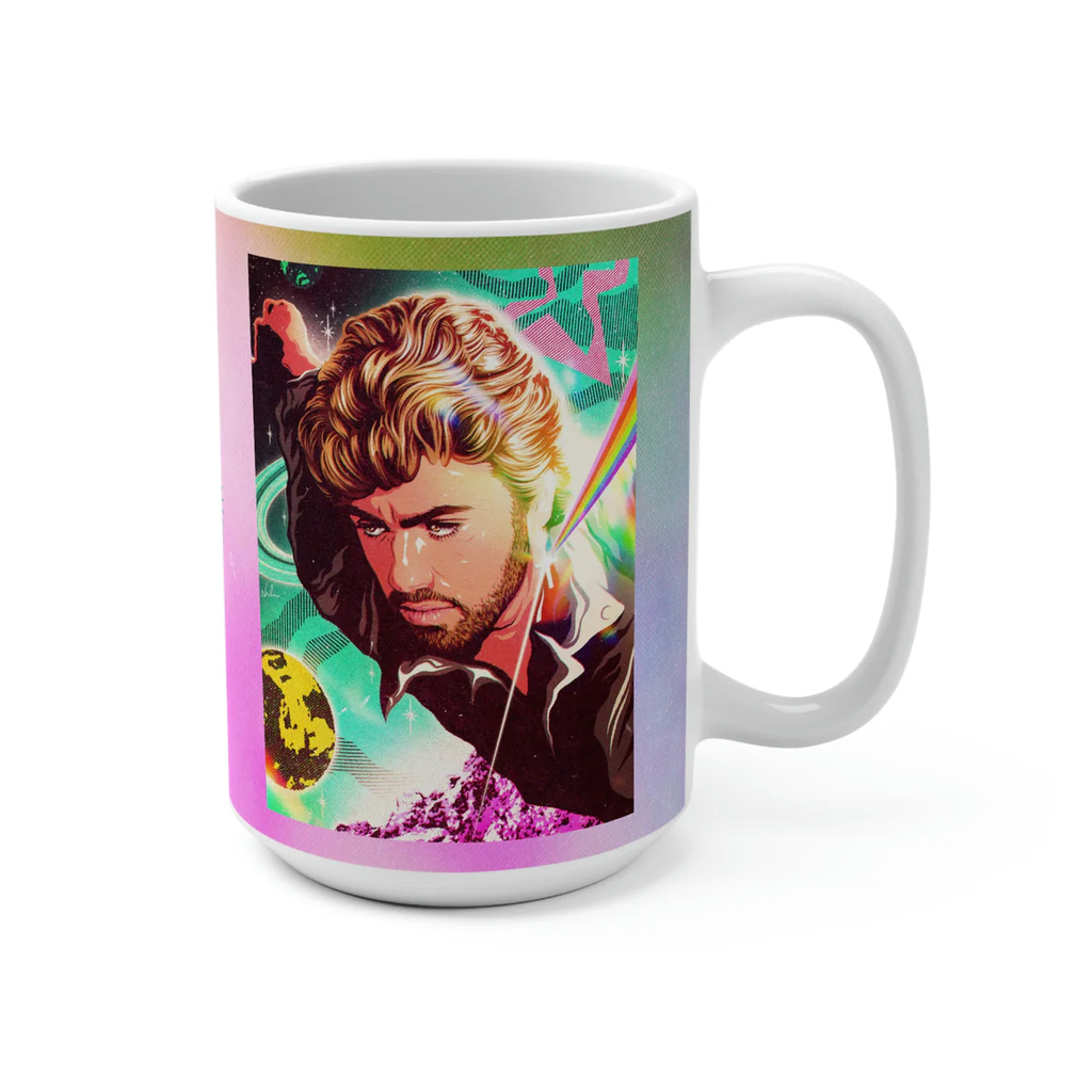 George Michael Coffee Mug Pink