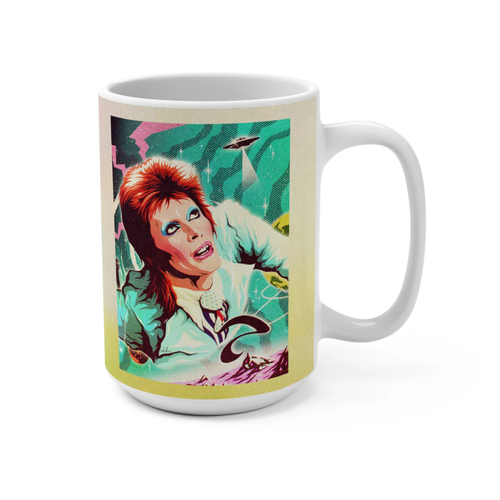 David Bowie Coffee Mug Black
