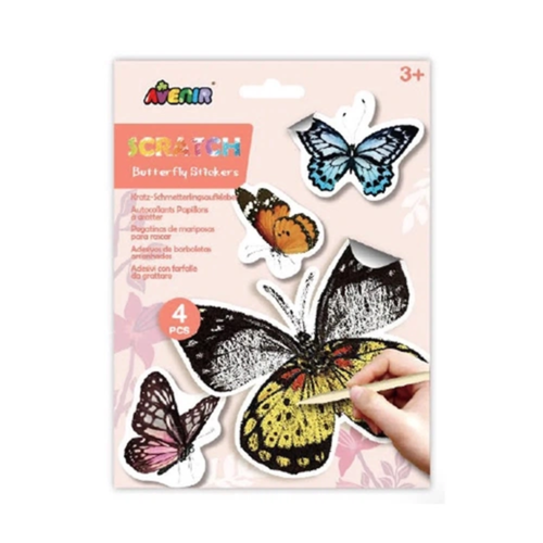 Avenir Scratch Stickers Butterfly