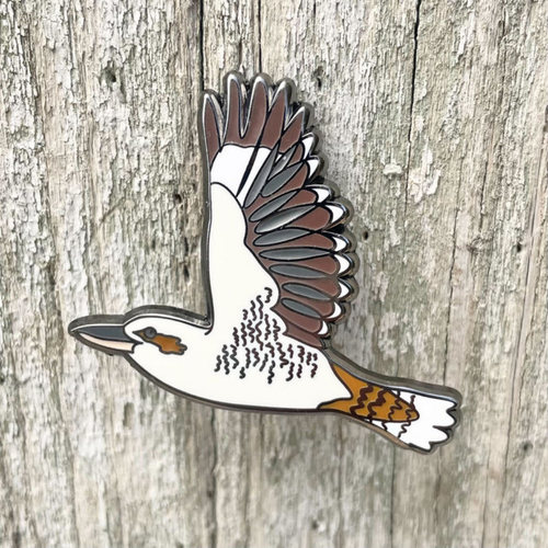 Kookaburra in Flight Lapel Pin