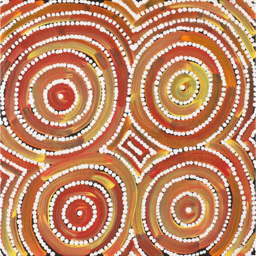 Painting - Napaljarriwarnu Jukurrpa - Athena Nangala Collins 8879/23