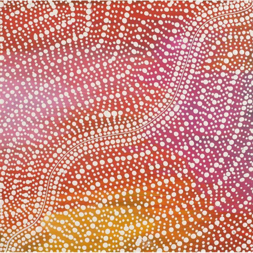 Painting Riona Nakamarra Wilson/Patterns of the Landscape around Yuendumu