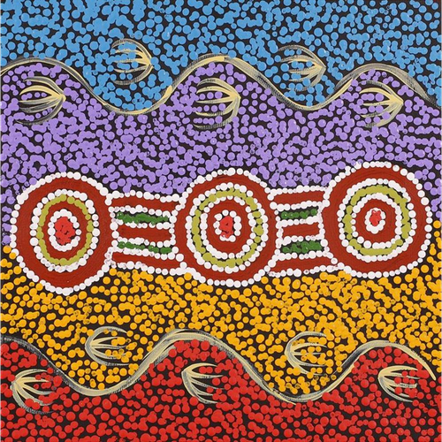 Painting - Wardapi Jukurrpa - Henry Jampijinpa Spencer 3744/21