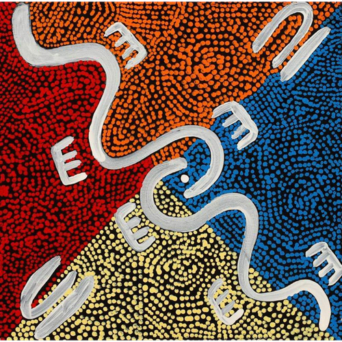 Painting - Wardapi Jukurrpa - Sebastian Japanangka Williams 3428/23