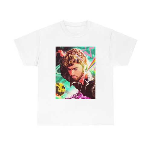 George Michael Tee White Medium