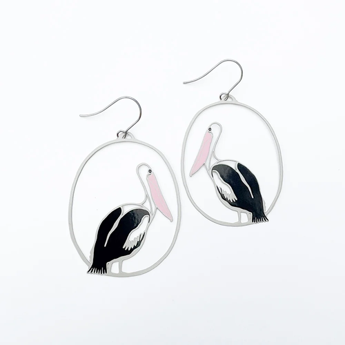 Pelican Earrings