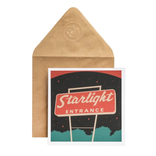 Strlight Drive-In Greeting Card