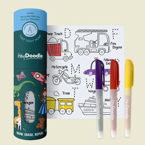Hey Doodle Toot Toot Honk Mat