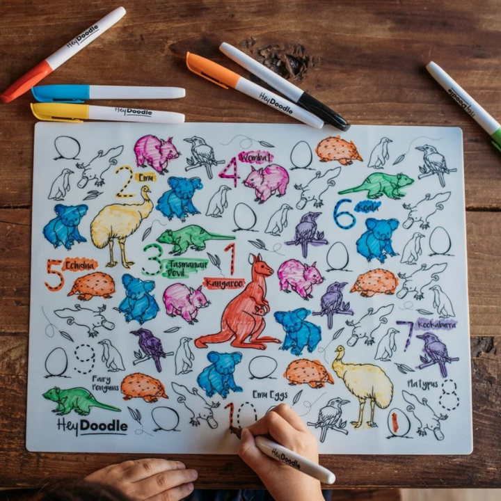 Hey Doodle Activity Mat Aussie Animals