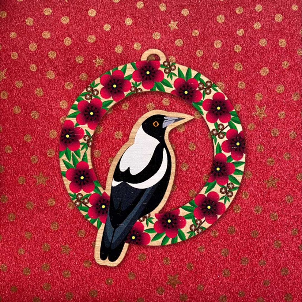 Magpie Bird Decoration