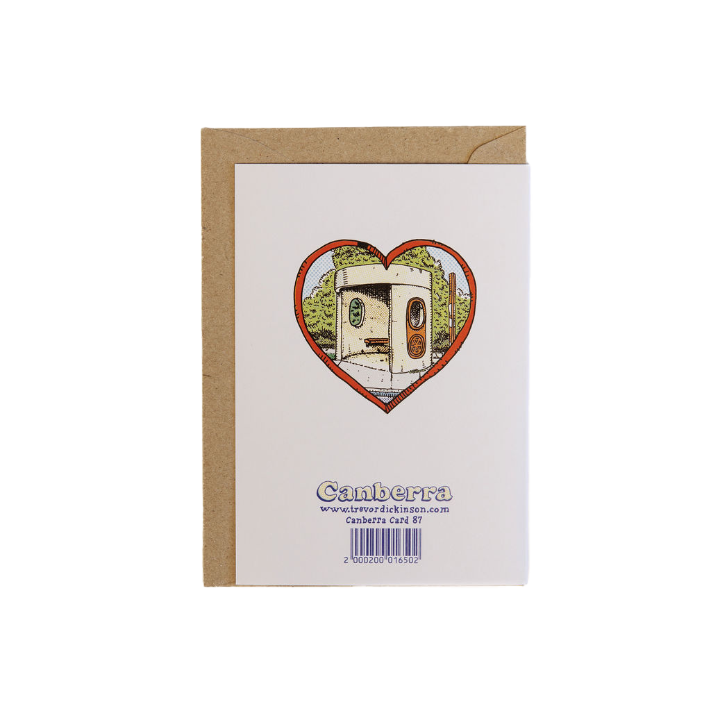 I Love Canberra Greeting Card