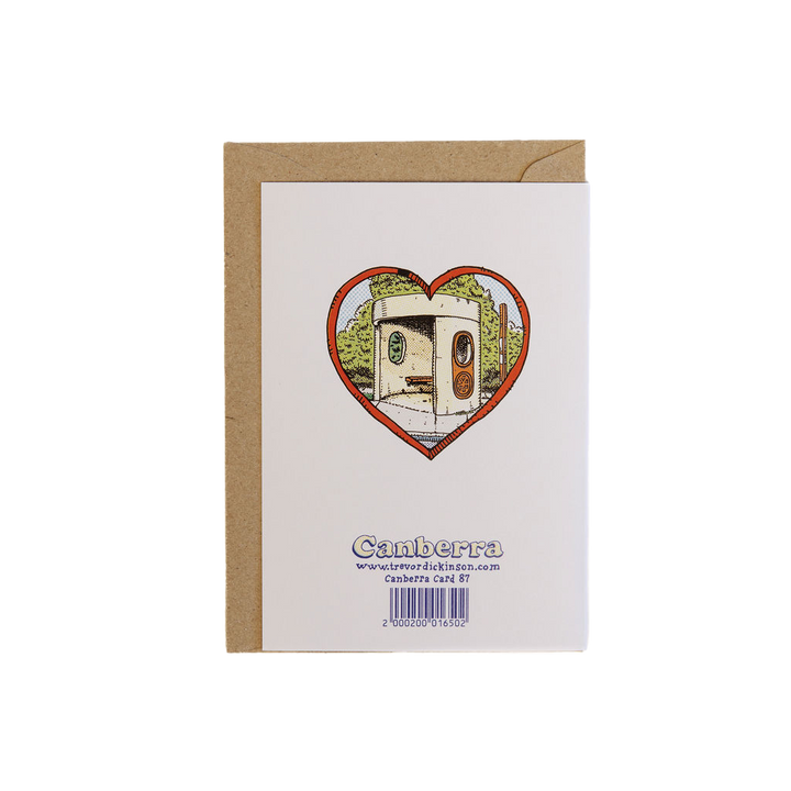 I Love Canberra Greeting Card