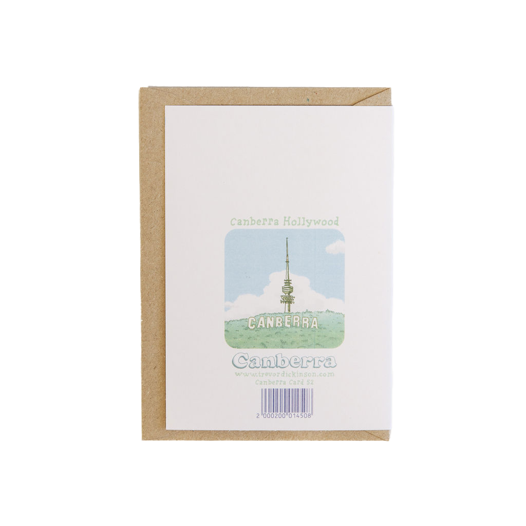 Canberra Hollywood Greeting Card