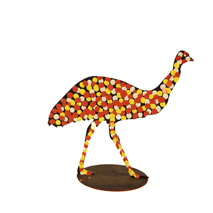 Metal Emu Red, White, Yellow