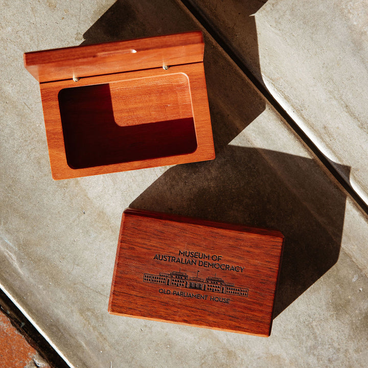 Jarrah Business Card Box