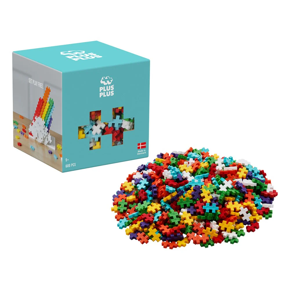 Plus Plus Rainbow Mix 600pc