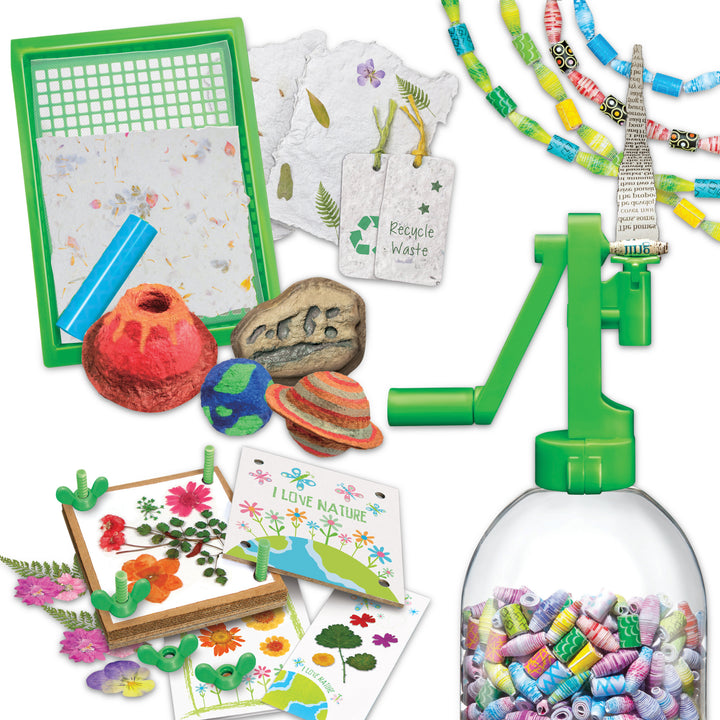 STEAM Powered Kids Green Paper Craft